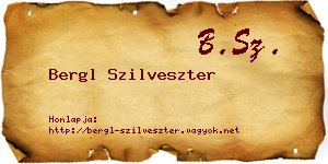 Bergl Szilveszter névjegykártya